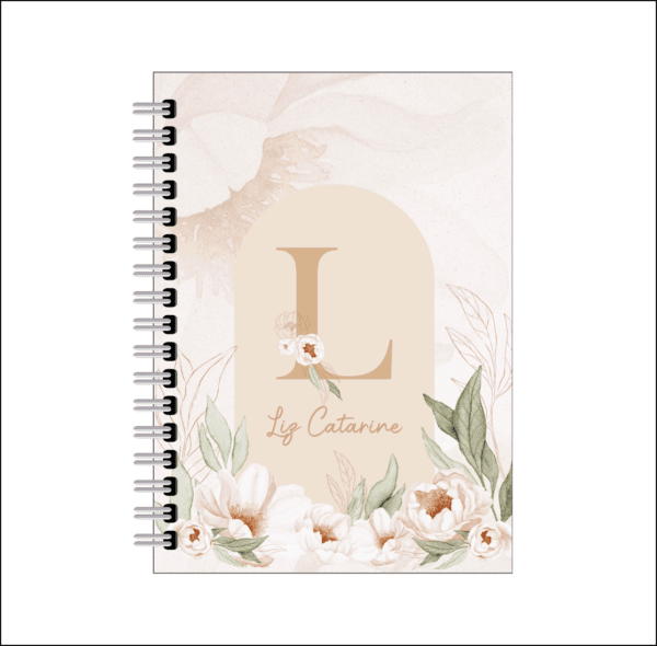 Agenda Alfabeto floral IV