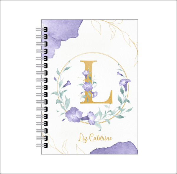 Agenda Alfabeto floral V