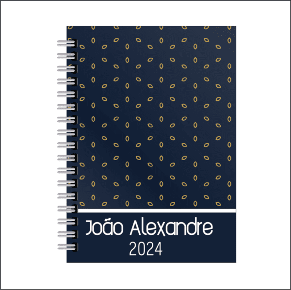 Agenda masculina Azul