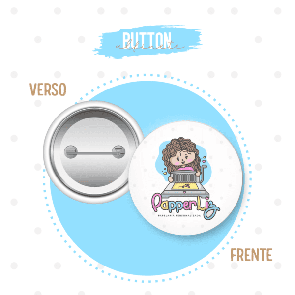 Botton Alfinete 55mm personalizado