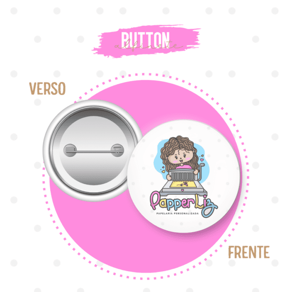 Botton Alfinete 25mm personalizado